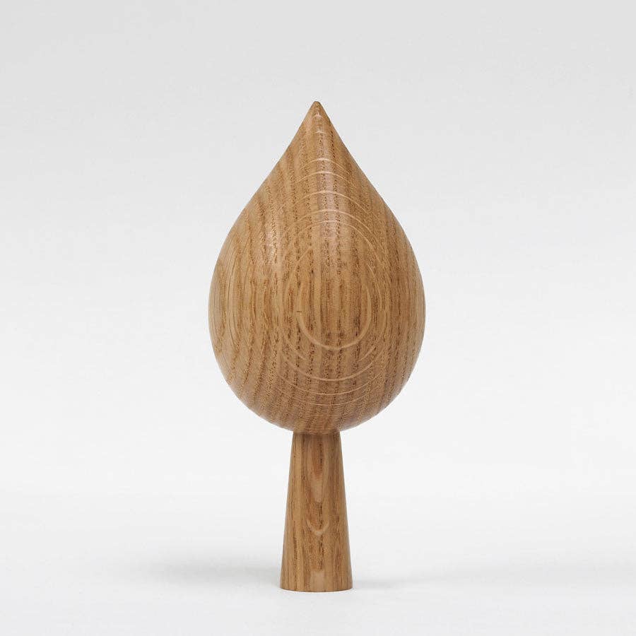 Drip - Hand made wooden table top tree ornaments