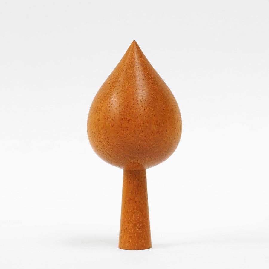 Drip - Hand made wooden table top tree ornaments