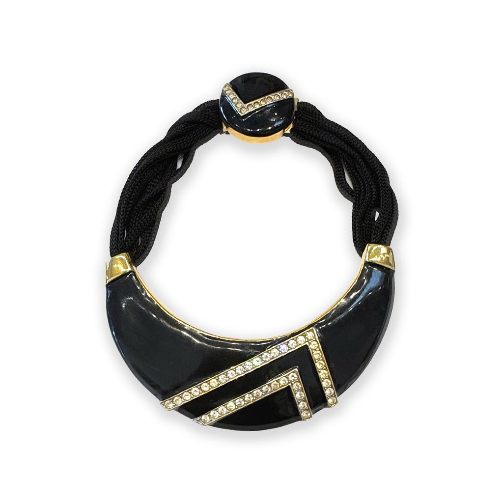 1980s Alexis Kirk Modernist Collar Necklace