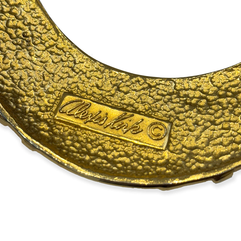 1980s Alexis Kirk Modernist Collar Necklace