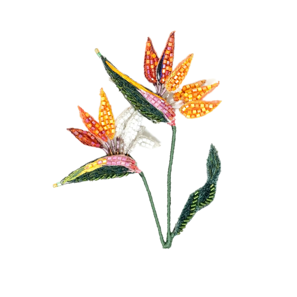 Bird of Paradise Flower Brooch | Trovelore