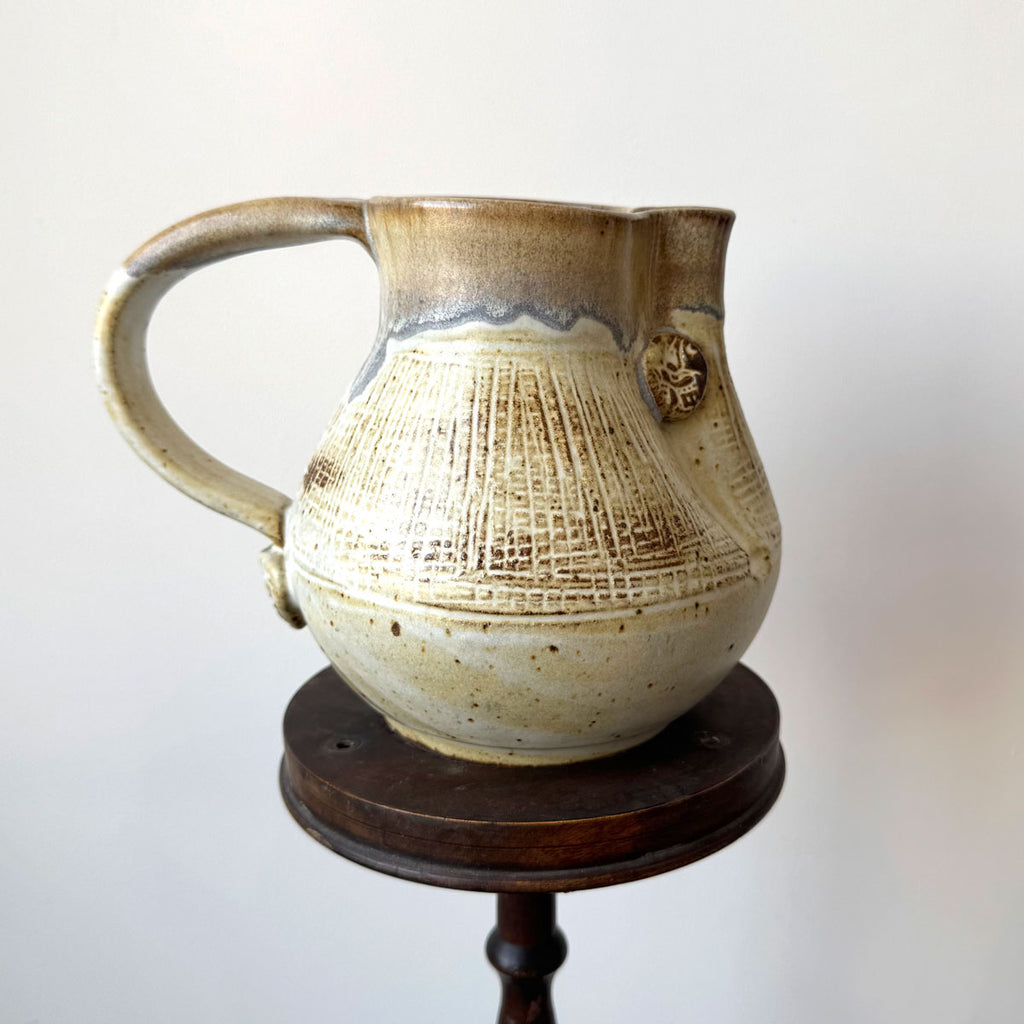Handmade Vintage Ceramic Pitcher