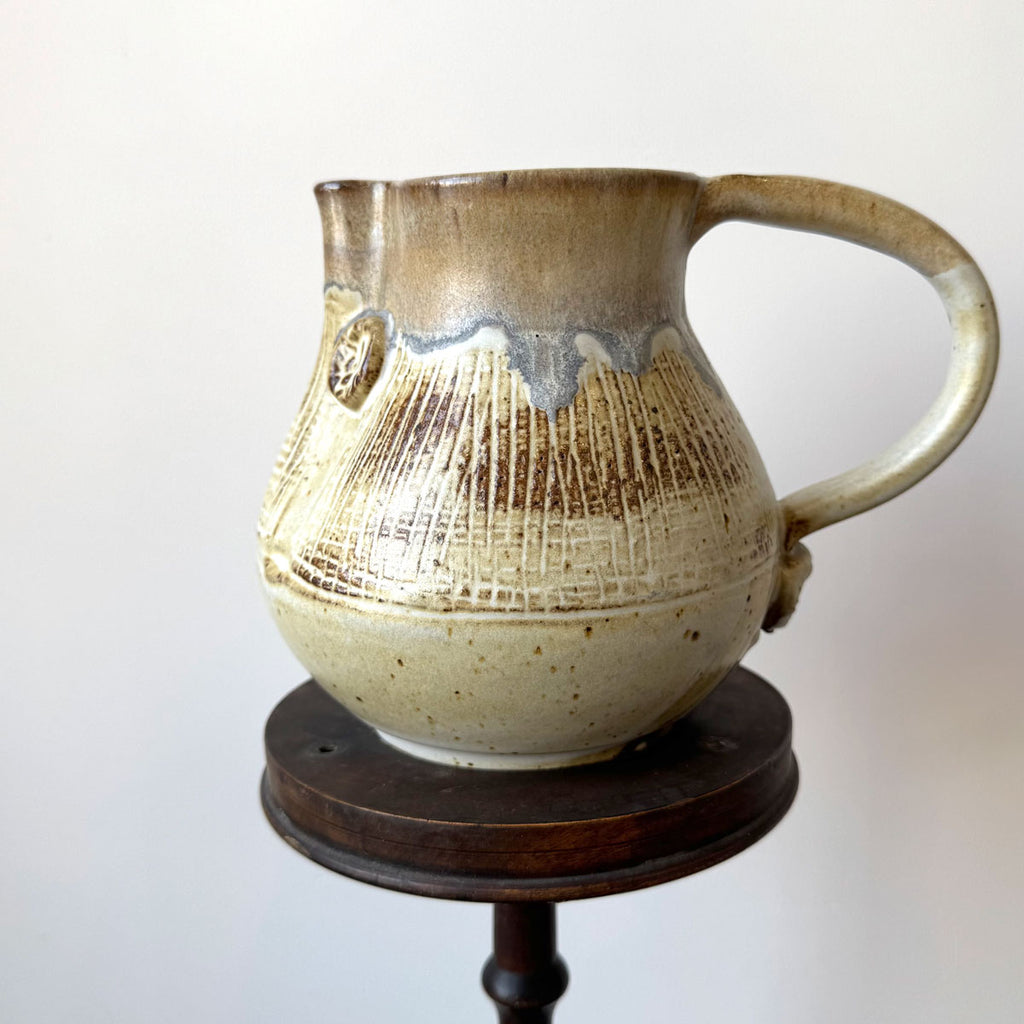 Handmade Vintage Ceramic Pitcher