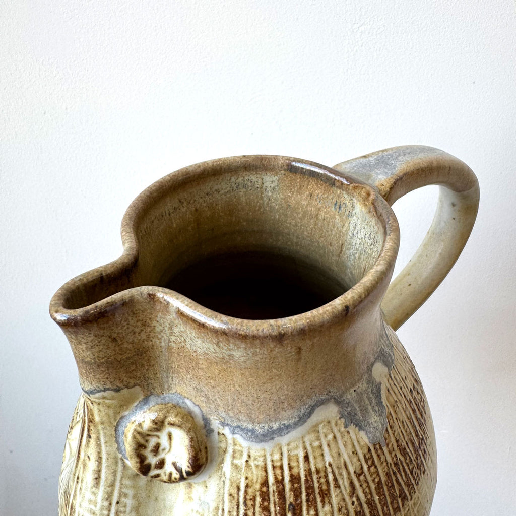 Handmade Vintage Ceramic Pitcher