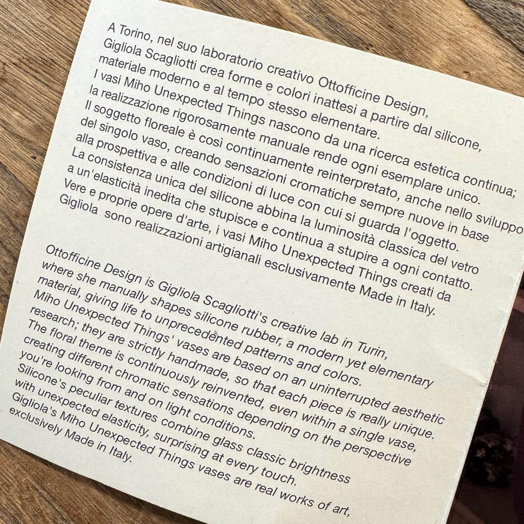 Chez Moi Vase | Italy