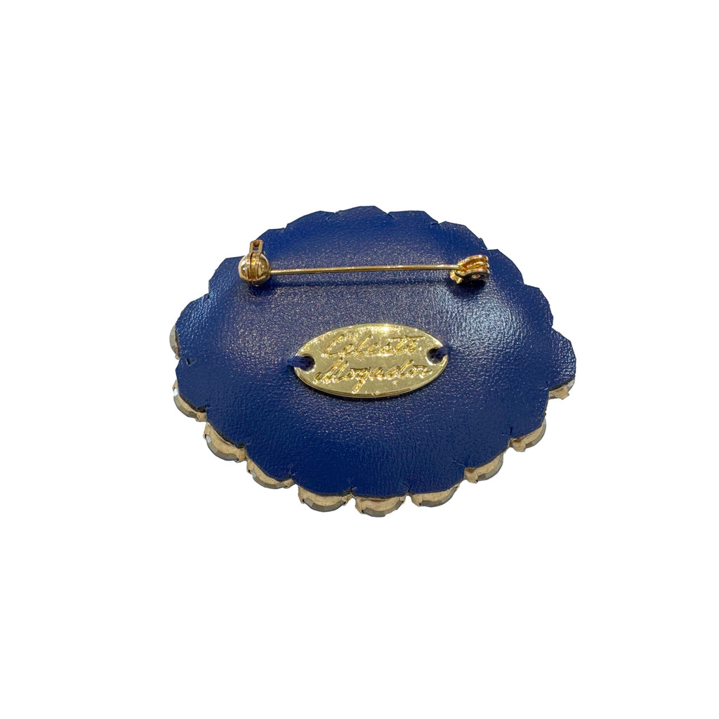 Disturbing Eye Brooch Blue | Céleste Mogador