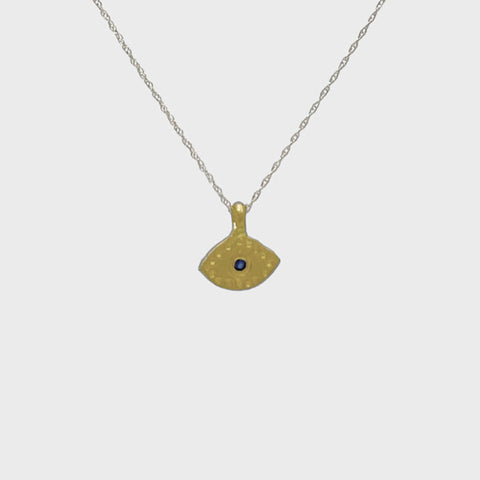 Long Fringe Wrap Necklace | Gold