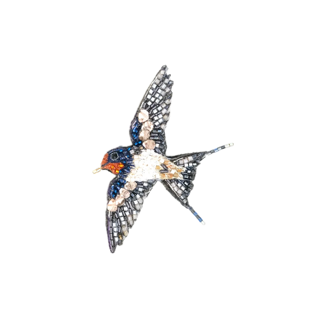 Fork-Tail Swallow Brooch | Trovelore