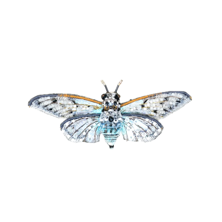 Ghost Cicada Brooch | Trovelore