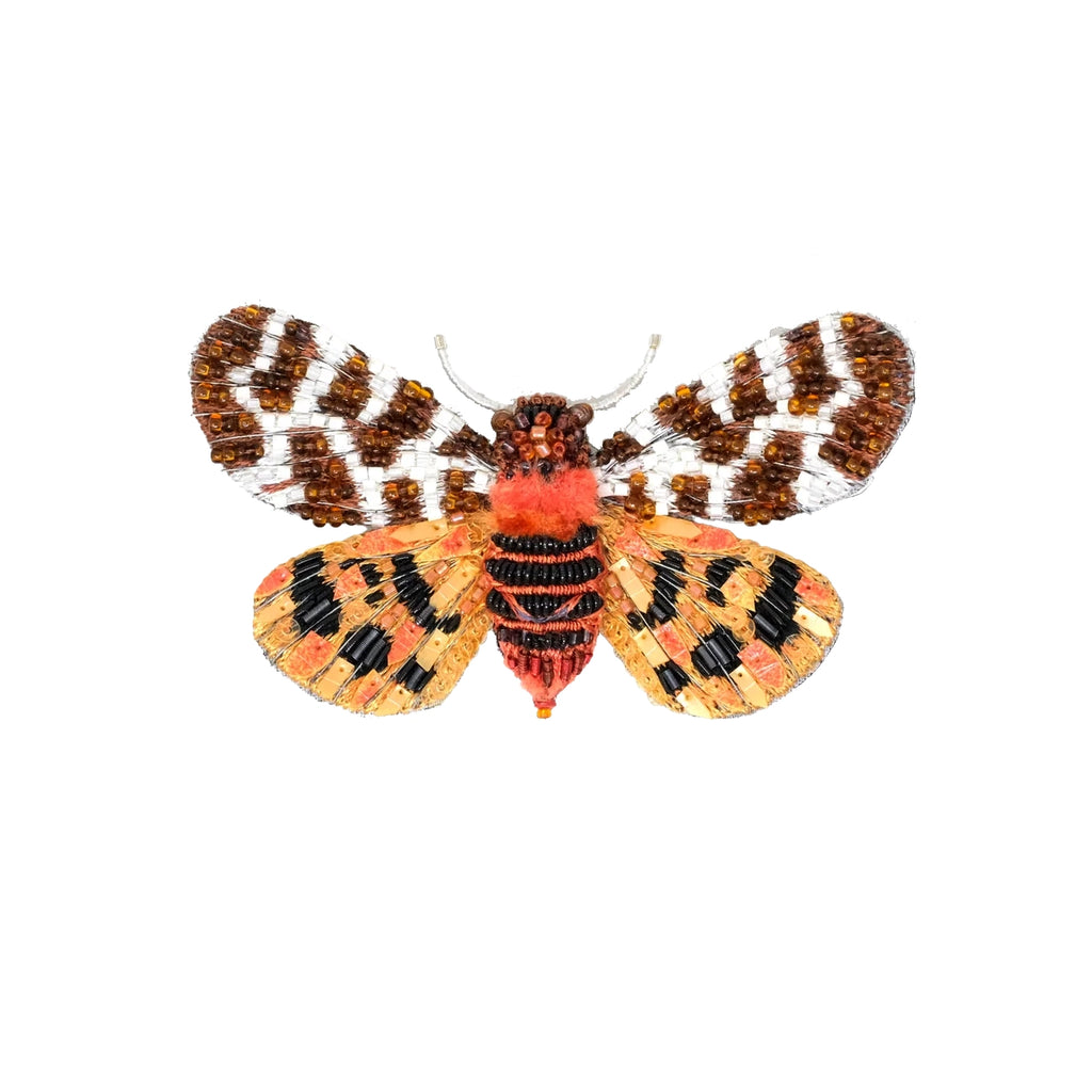 Giant Tiger Moth Brooch | Trovelore