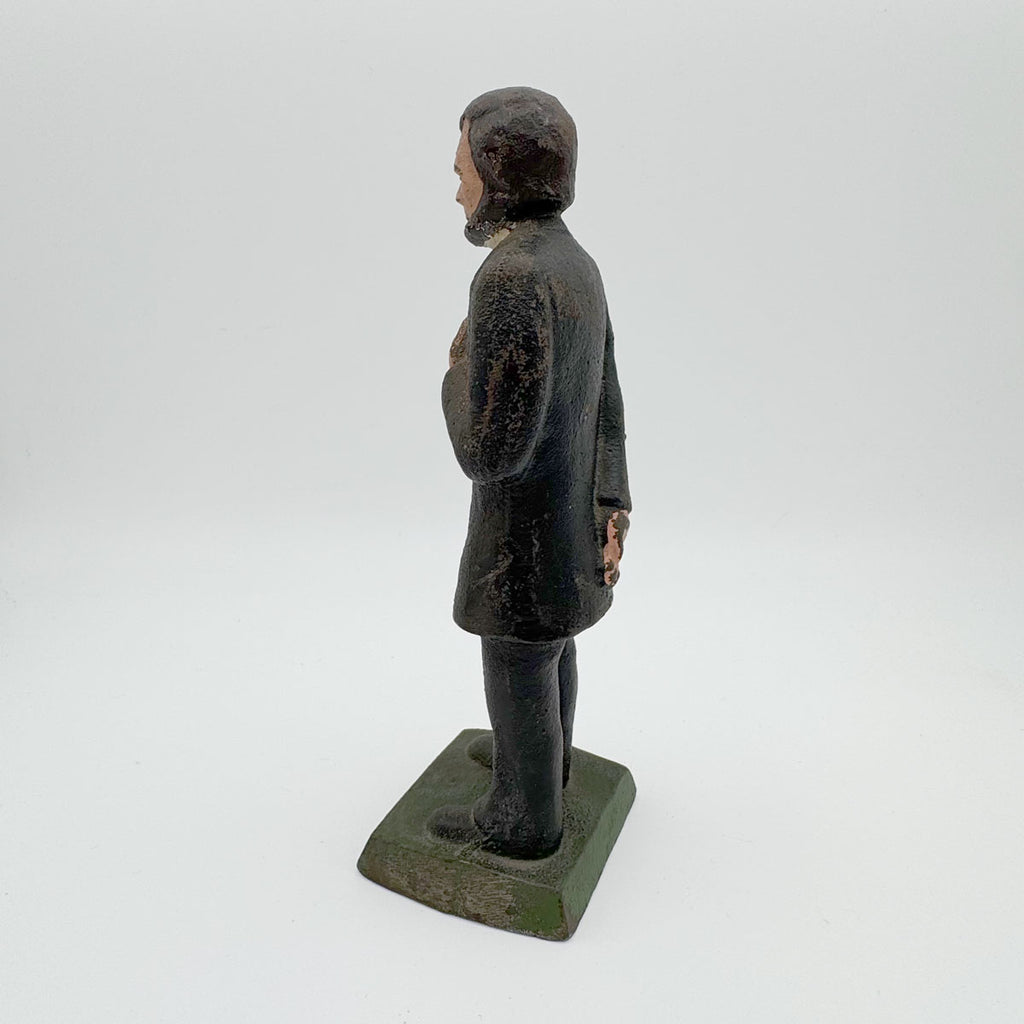 Antique Iron Abraham Lincoln Statue