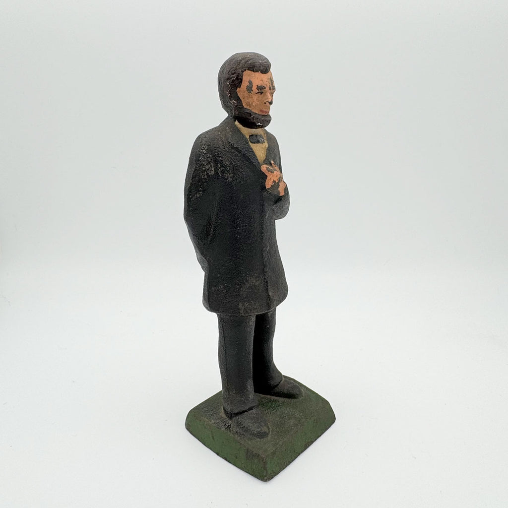 Antique Iron Abraham Lincoln Statue