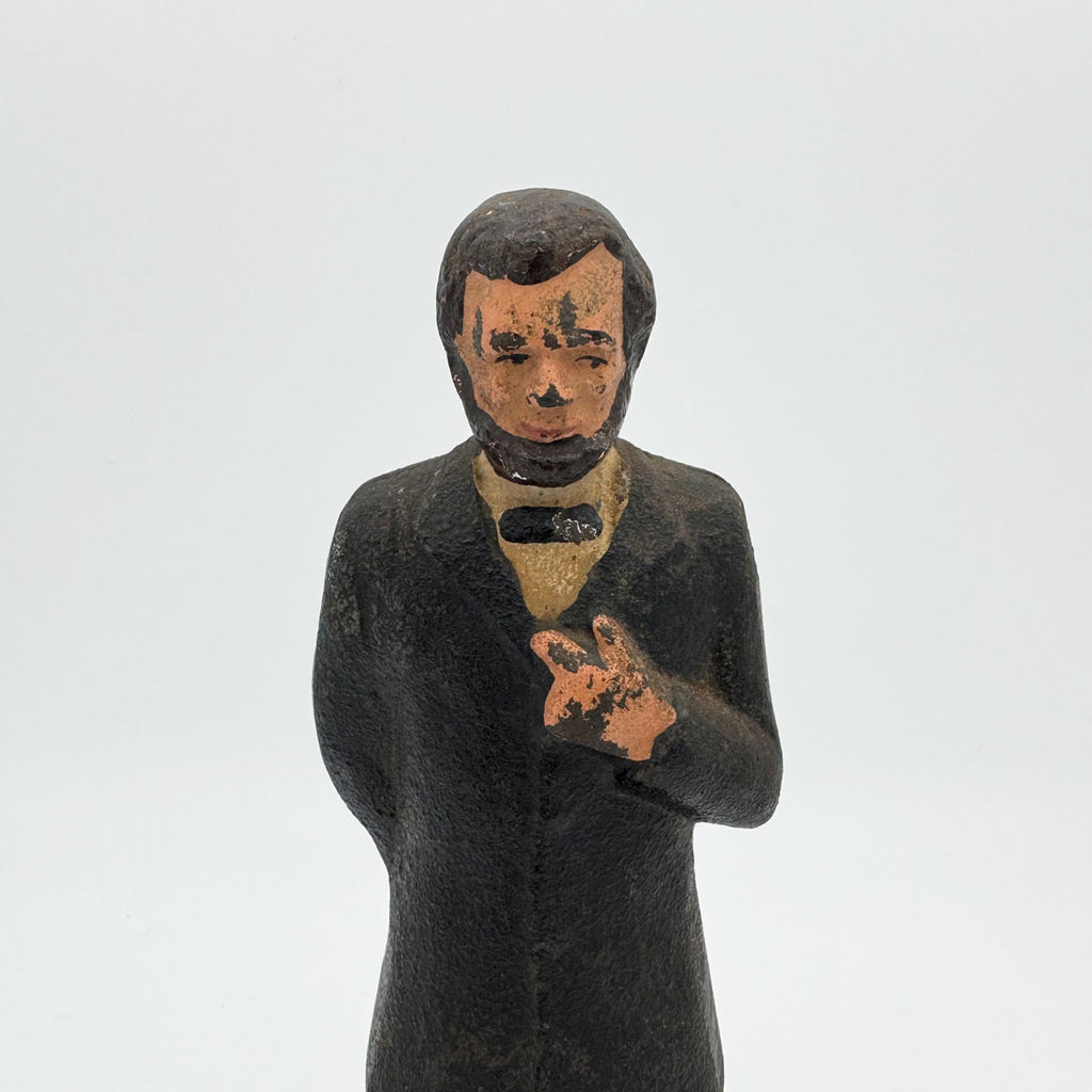 Antique Iron Abraham Lincoln Statue