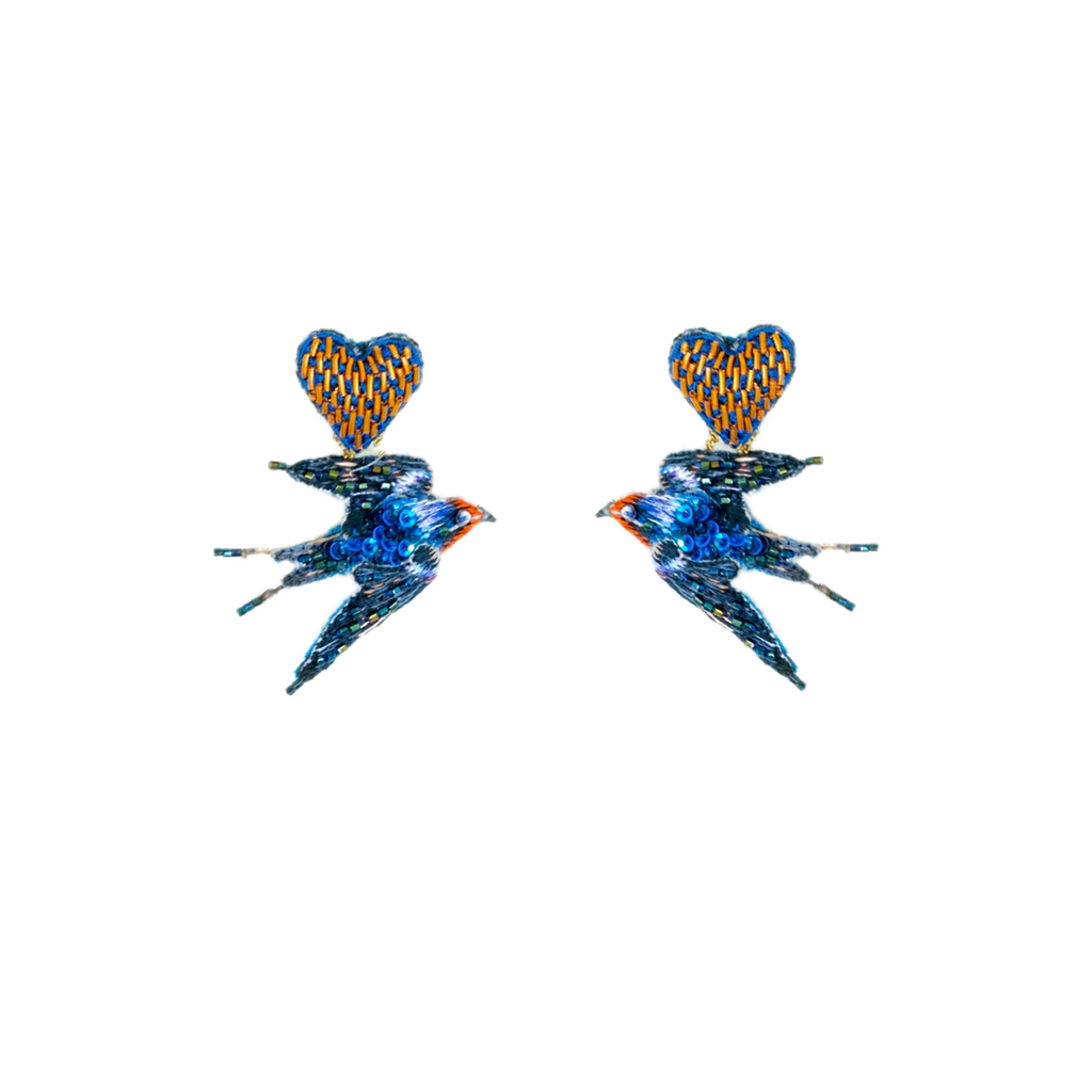 Love Swallow Earrings | Trovelore