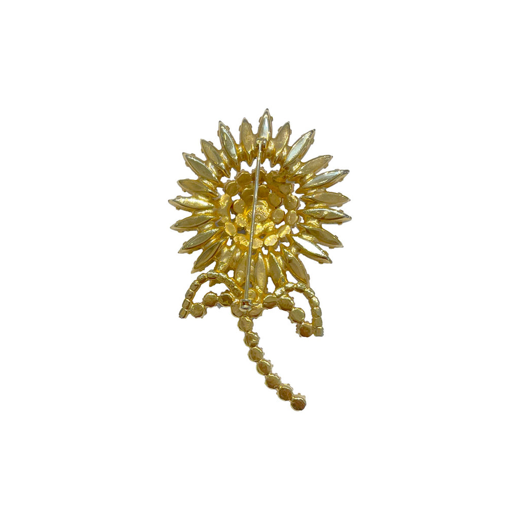 MCM Weiss Sunflower Floral Brooch | Vintage