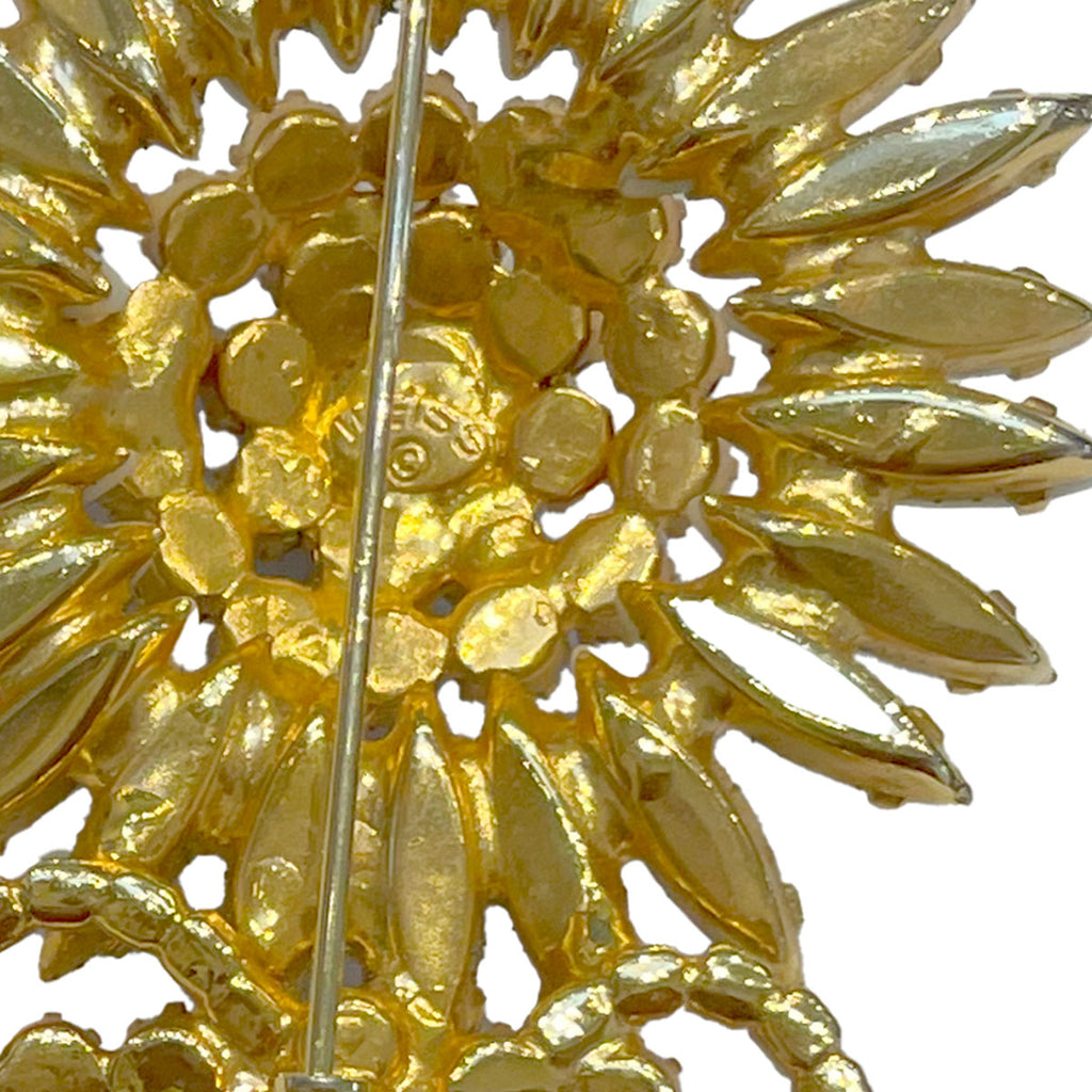 MCM Weiss Sunflower Floral Brooch | Vintage