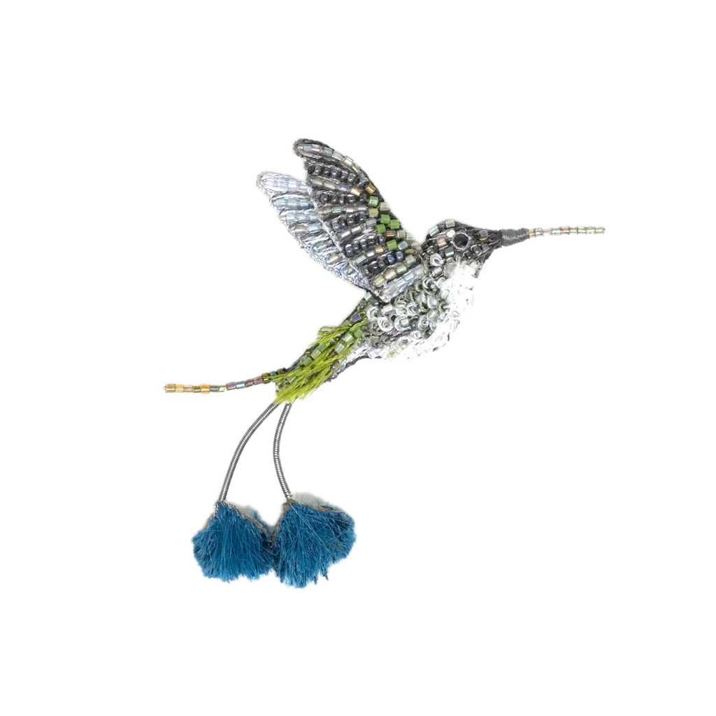 Marvelous Spatuletail Bird Brooch | Trovelore