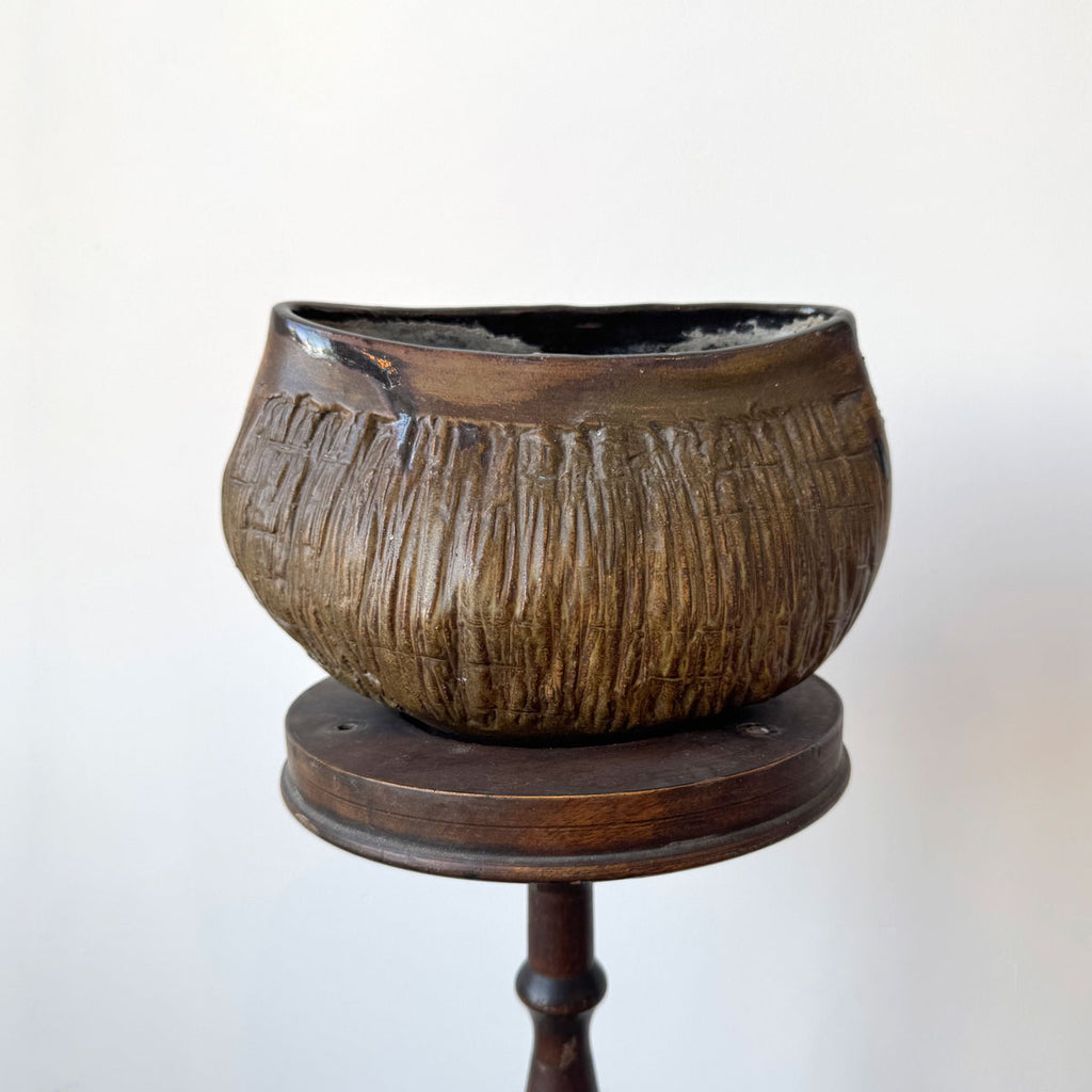 Ceramic Pinch Purse Vase