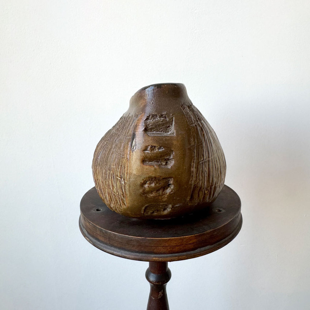 Ceramic Pinch Purse Vase