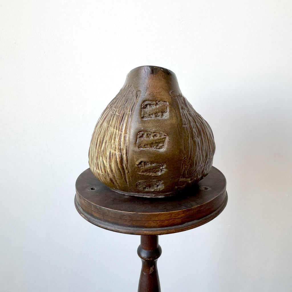 Ceramic Pinch Purse Vase