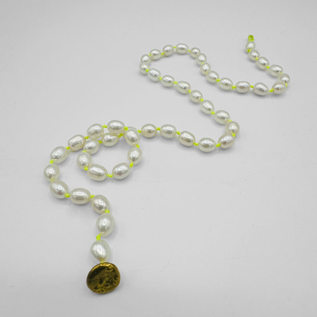 Satomi Cluster Pearl Necklace