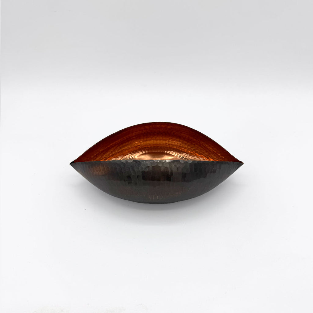 Hammer Copper Pod Votive/Vase | Antique Small