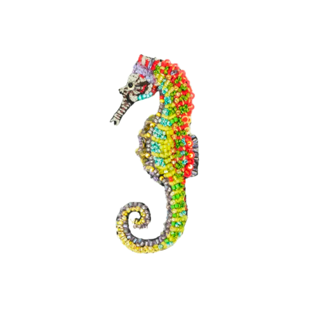 Spotted Seahorse Brooch | Trovelore