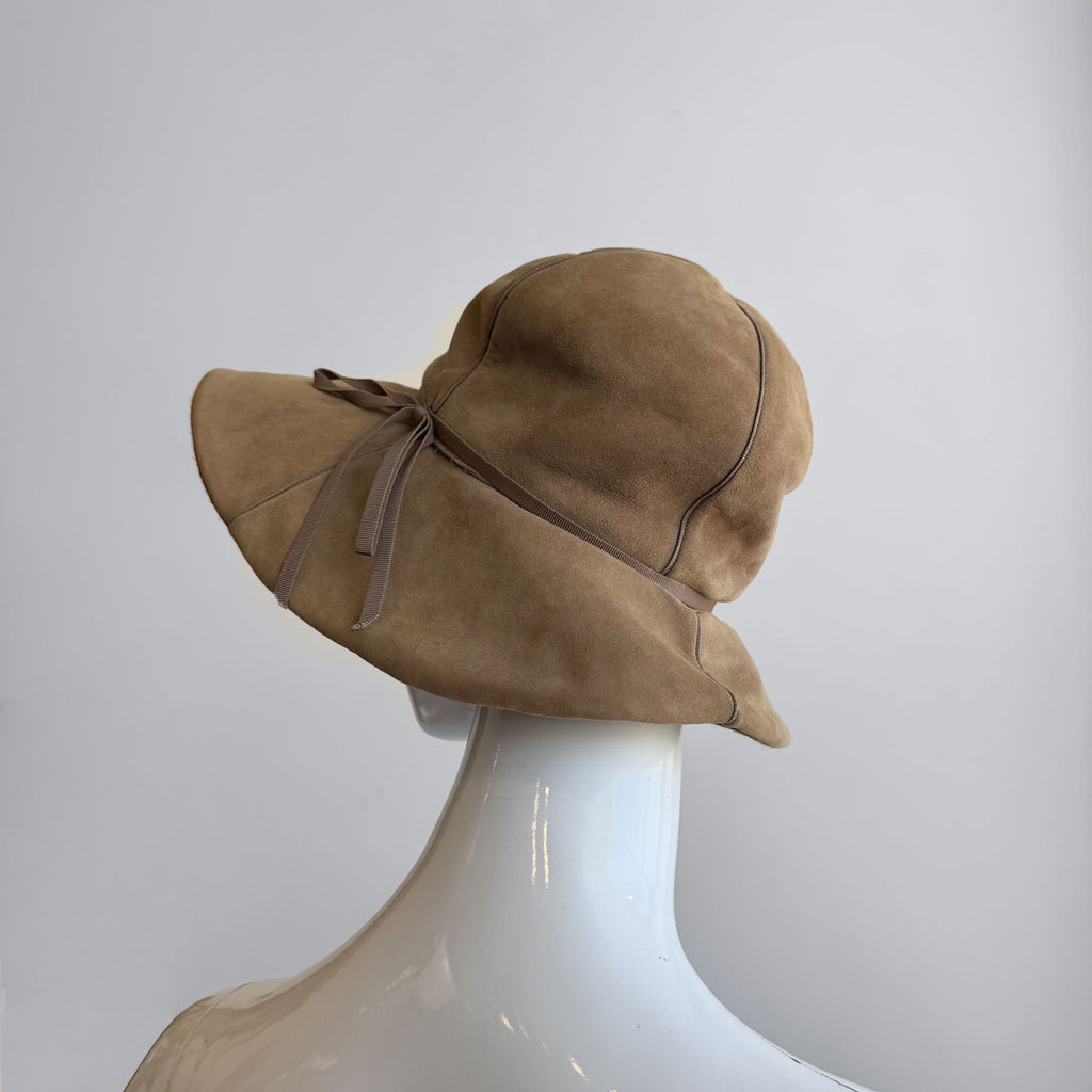 Vintage Floppy Suede Hat
