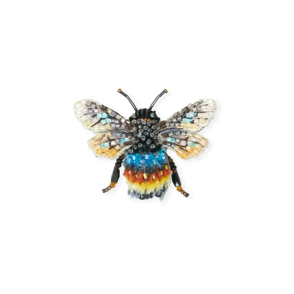 Striped Bee Brooch | Trovelore