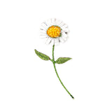 White Daisy Brooch | Trovelore