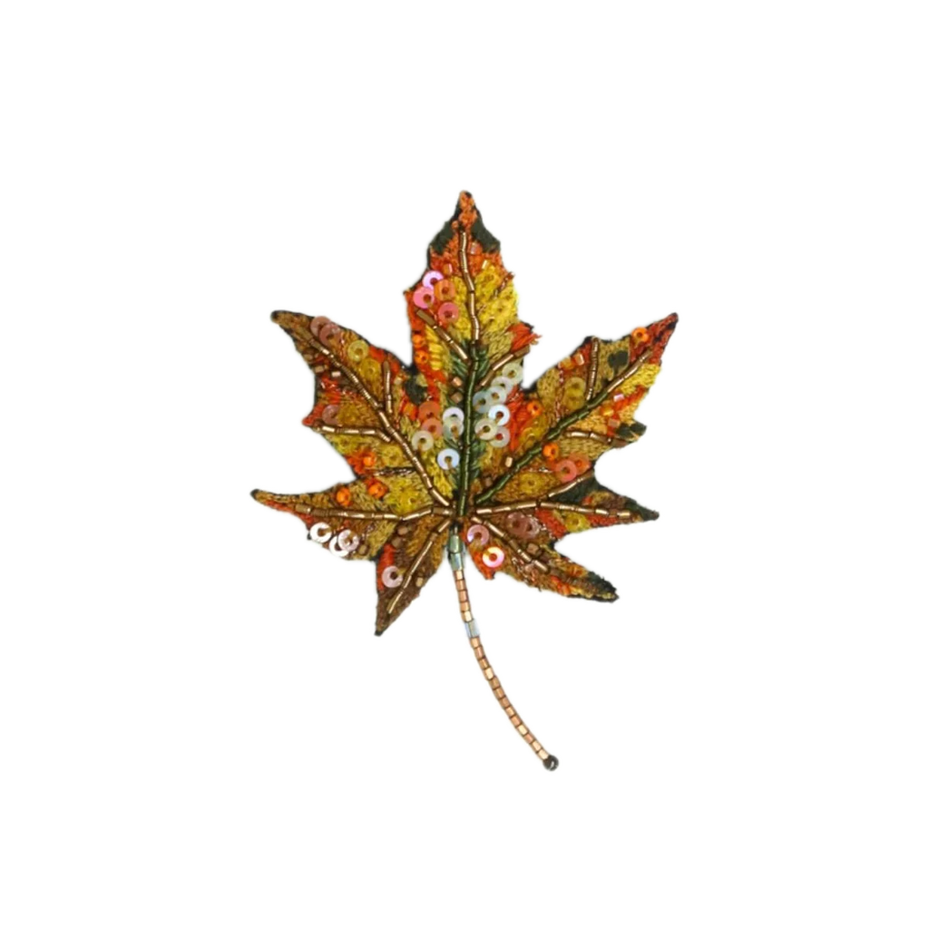 North Wind Maple Leaf Brooch | Trovelore