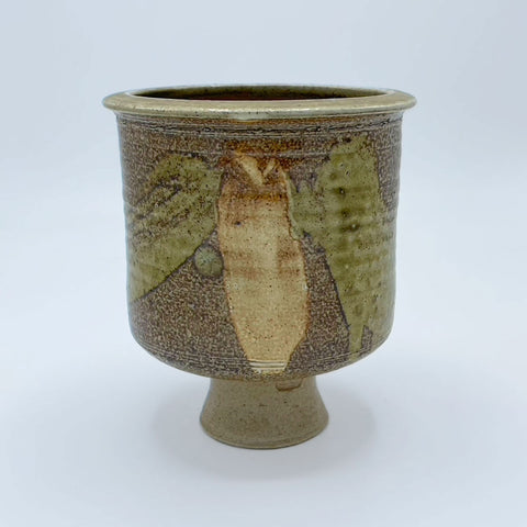 Vintage Vase with Fluted Base