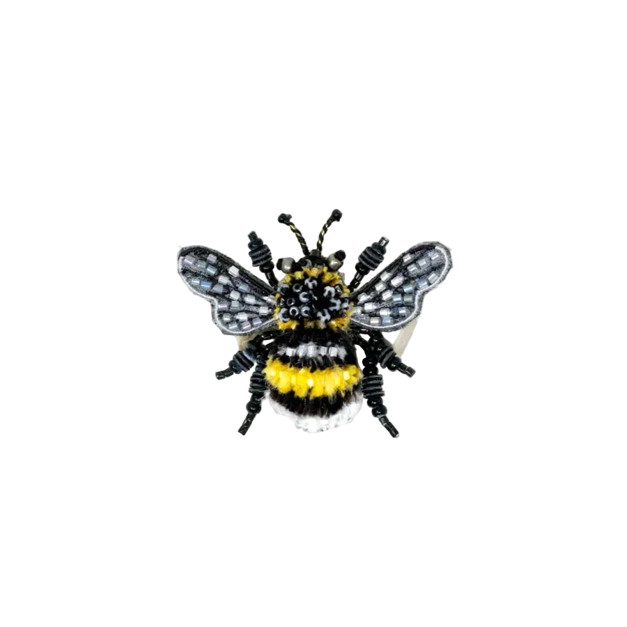 Yellow-Banded Bee Brooch | Trovelore