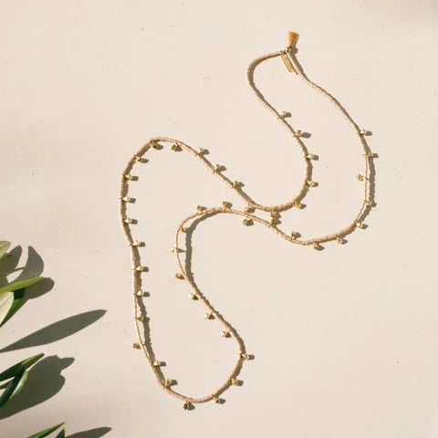 3 Dot Collar Necklace | Gold