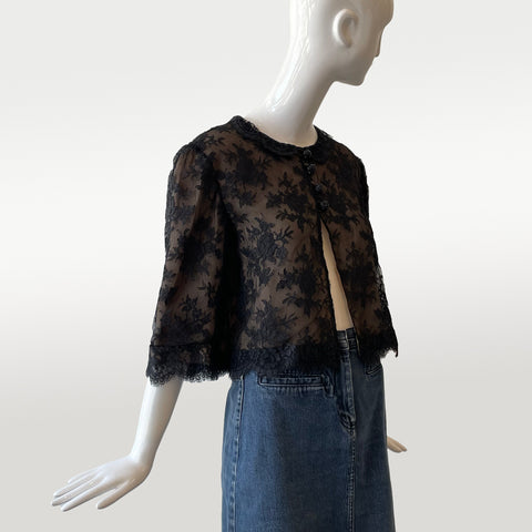 Vintage Off the Shoulder Maxi Dress