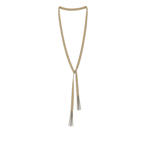 Hujan Flag Necklace | Champagne