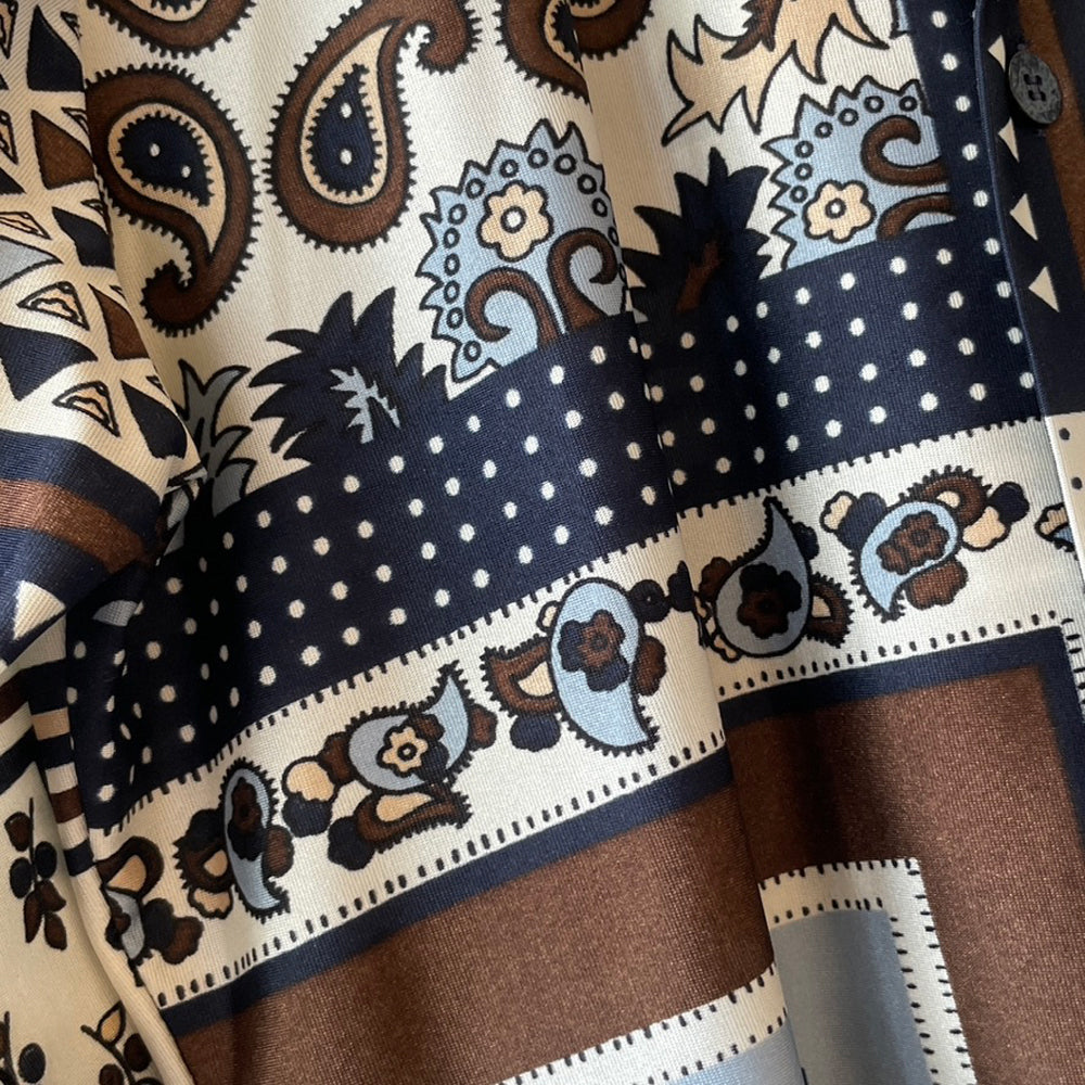 70s Abstract Boyfriend Shirt