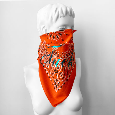 Picturesque Printed Scarf | Peony Green | Italy