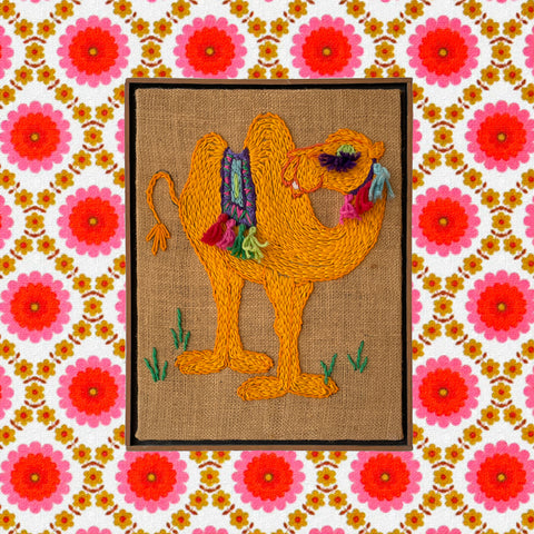 60-70s Camel | Fiber Art