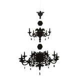 Chandelier Mobile - small / black paper - Xlg / black paper - XXlg / black paper