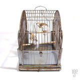 Crown Vintage Brass Birdcage c.1920-30's