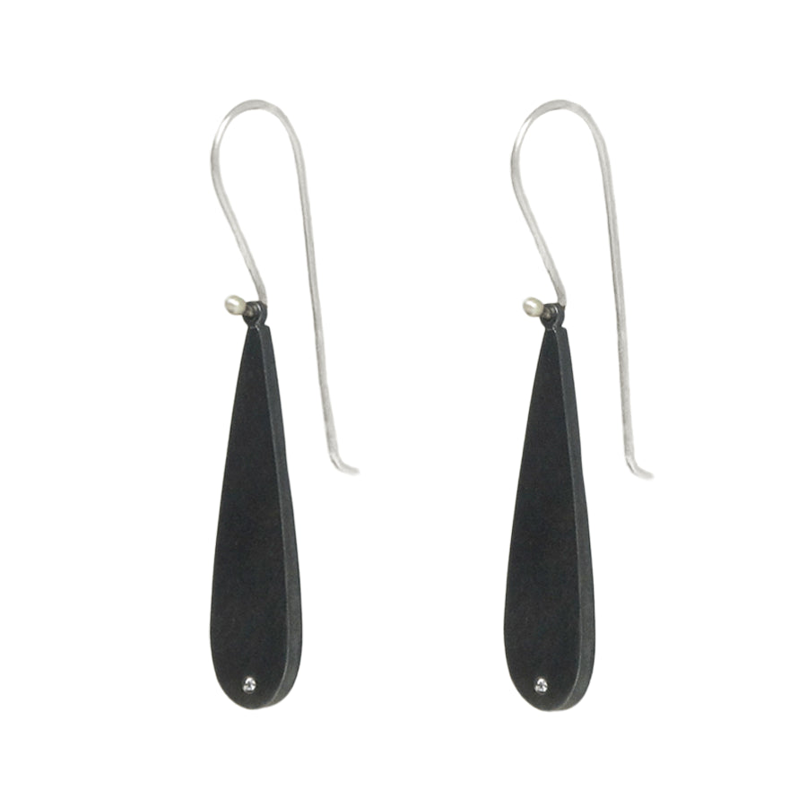 Elisa Bongfeldt Teardrop & Diamond Dot Earrings