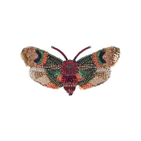 Hubbard's Small Silk Moth Brooch | Trovelore