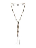 Multi Tassel Wrap Necklace | Ruthenium Black