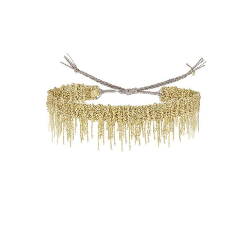 Woven Chain Bracelet | Beige Gold | PRE ORDER