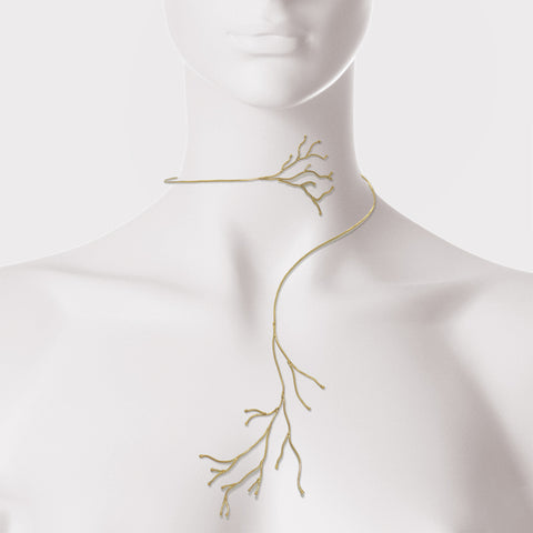 Grain Arrow Linked Necklace
