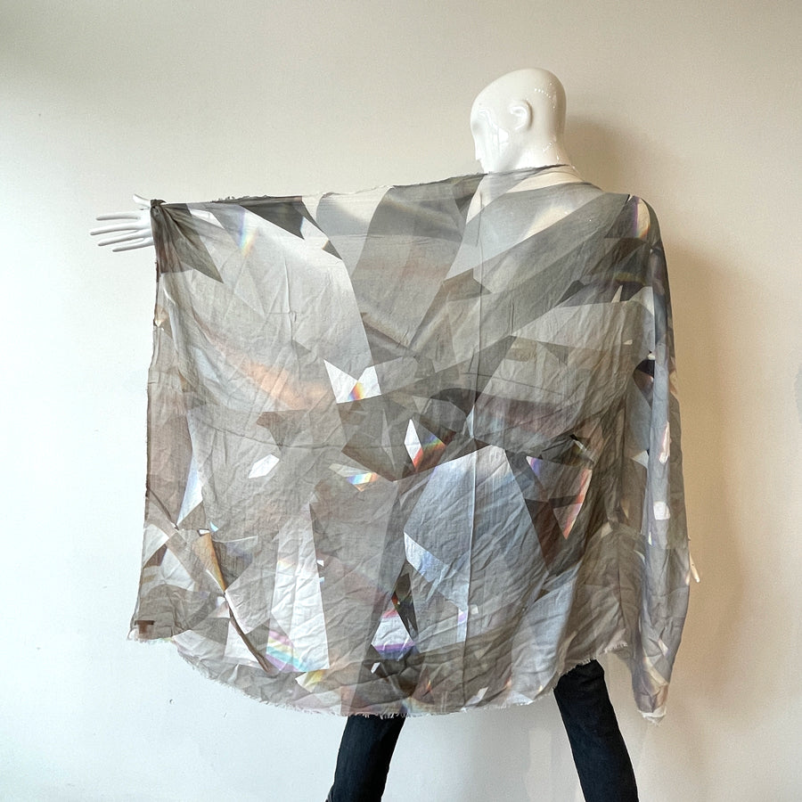 Picturesque Printed Scarf | Diamonds | Italy