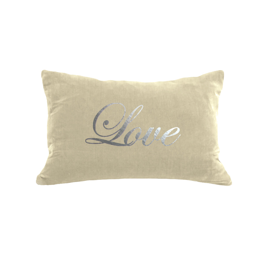 Script Love Pillow