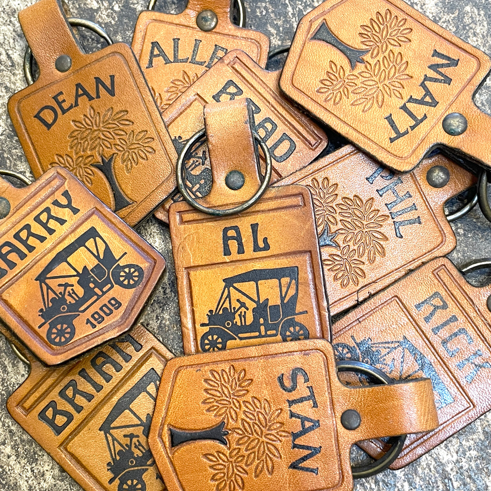 Vintage 1974 World's Fair Leather Keychains | GENTS | Spokane, WA