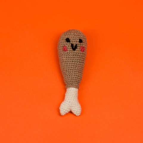 Knit Wool Hamburger | Pet Toy